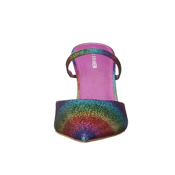 Marc Fisher Hadais 2 Rainbow Shimmer Pumps - Picture 7 of 9